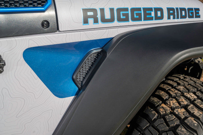 Rugged Ridge Max Terrain Fender Flare Set F & R 18-22 Jeep Wrangler JL Fenders Rugged Ridge