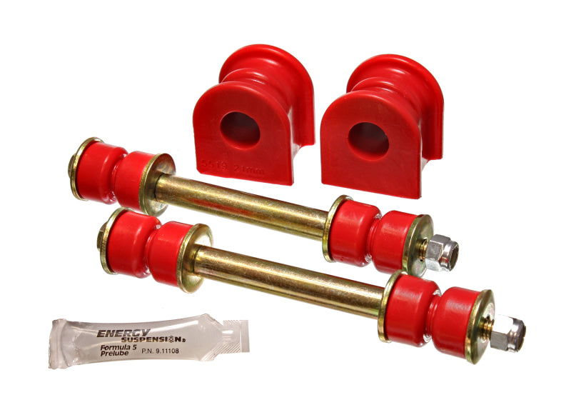 Energy Suspension 17Mm Rear Swaybar Set - Red Bushing Kits Energy Suspension