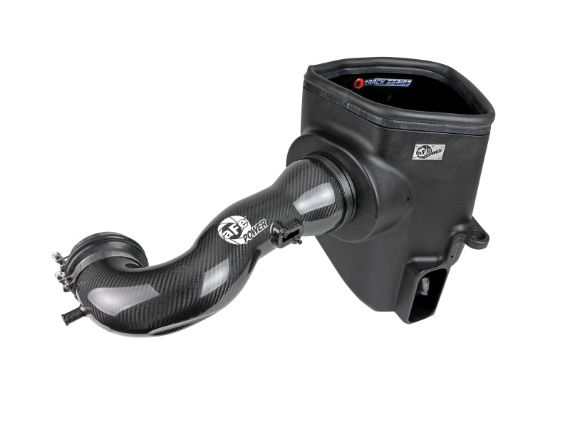 aFe 19-21 GM Trucks 5.3L/6.2L Track Series Carbon Fiber Cold Air Intake System W/ Pro Dry S Filters Cold Air Intakes aFe