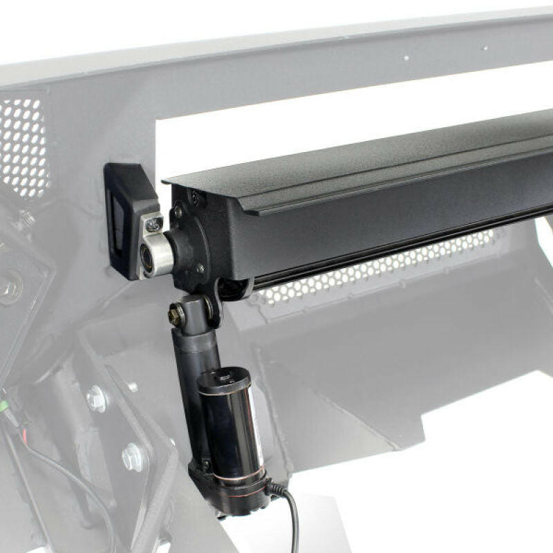 Go Rhino Power Actuated Hide-away Light Bar Mount Kit Textured Black Light Mounts Go Rhino