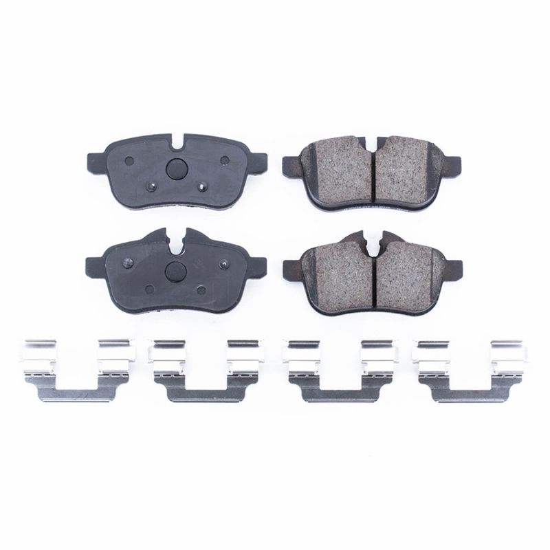 Power Stop 09-16 BMW Z4 Rear Z17 Evolution Ceramic Brake Pads w/Hardware Brake Pads - OE PowerStop