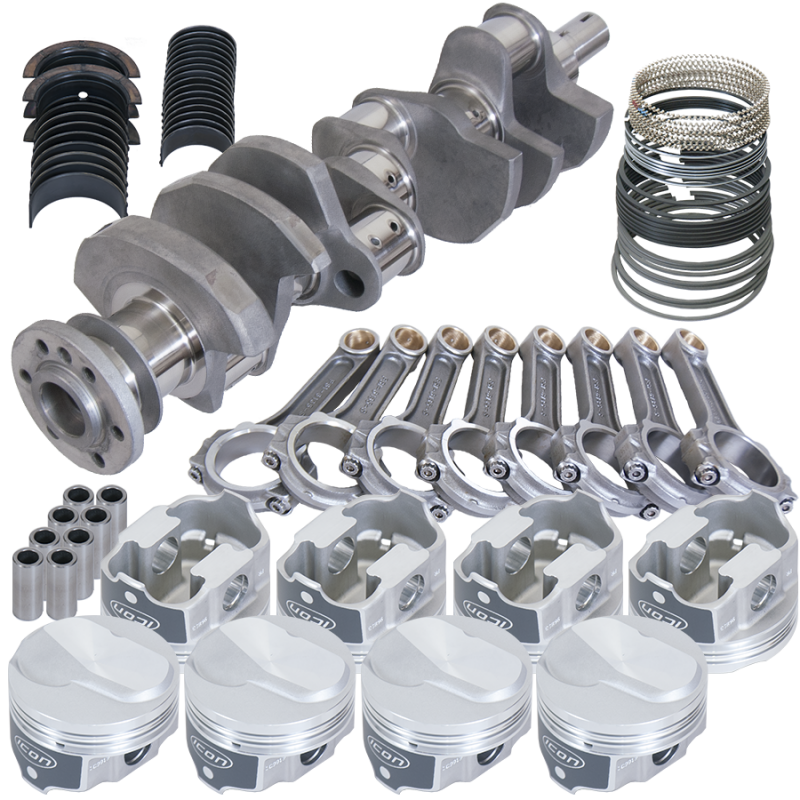 Eagle Chevy 454 4.000in Crank 6.135in I-Beam Rods Closed Chamber 4.350in Pistons Rotating Assembly Rotating Assemblies Eagle