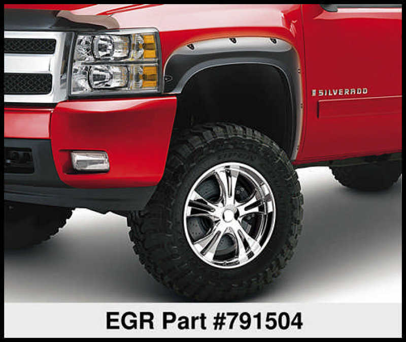 EGR 07-13 Chev Silverado 6-8ft Bed Bolt-On Look Fender Flares - Set Fender Flares EGR