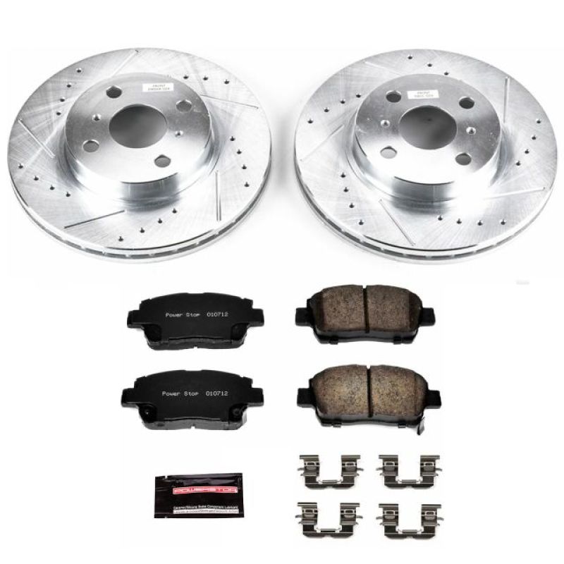 Power Stop 01-03 Toyota Prius Front Z23 Evolution Sport Brake Kit Brake Kits - Performance D&S PowerStop