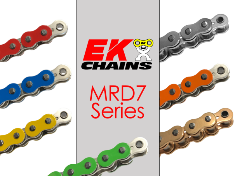 Vortex Racing EK 520 MVXZ2 Clip Master Link Semi Press- Blue Chains Vortex Racing