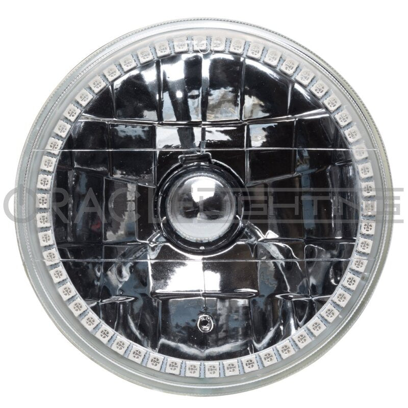 Oracle Pre-Installed Lights 5.75 IN. Sealed Beam - ColorSHIFT Halo Headlights ORACLE Lighting