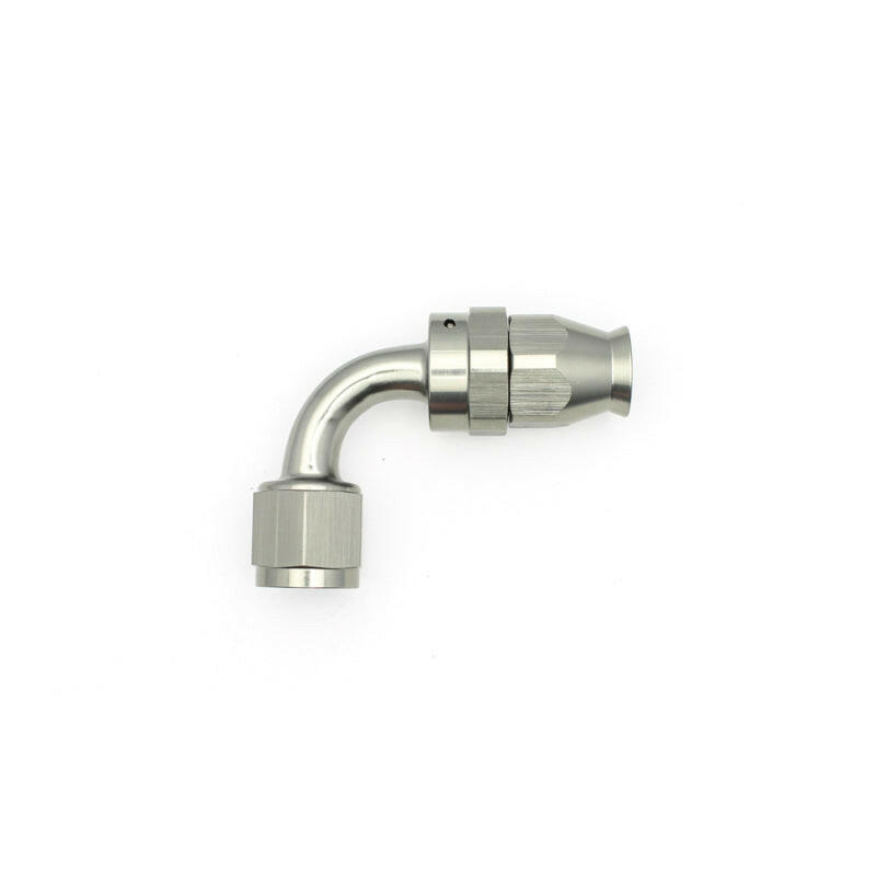 DeatschWerks 8AN Female Swivel 90-Degree Hose End PTFE (Incl. 1 Olive Insert) Fittings DeatschWerks