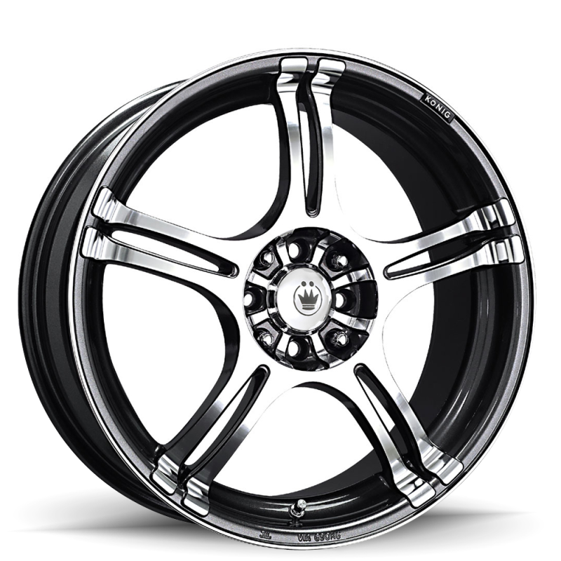 Konig Incident 16x7 10x108/115 ET40 Graphite Wheels - Cast Konig