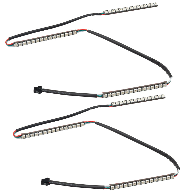 Oracle 15-17 Ford Mustang V6/GT/Shelby Dynamic DRL w/ Halo Kit - ColorSHIFT - Dynamic Headlights ORACLE Lighting