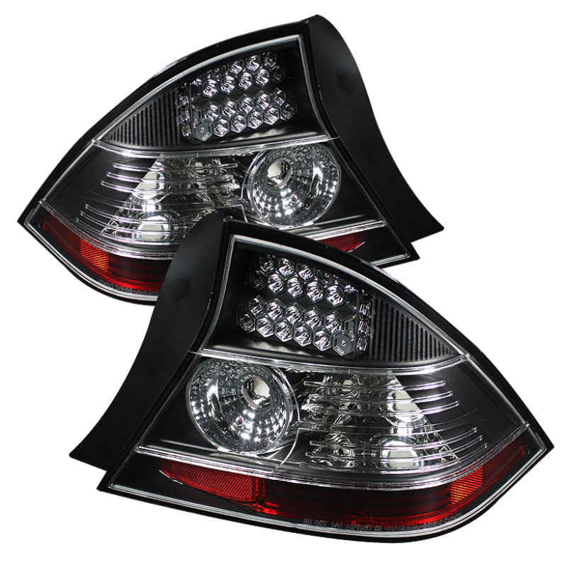 Spyder Honda Civic 04-05 2Dr LED Tail Lights Black ALT-YD-HC04-2D-LED-BK Tail Lights SPYDER