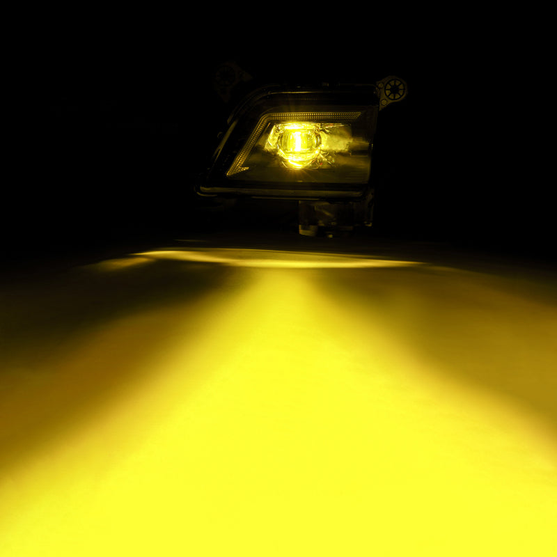 AlphaRex 19-23 Chevrolet Silverado 2500/3500HD DoubleTap Dual Color LED Projector Fog Lights Fog Lights AlphaRex