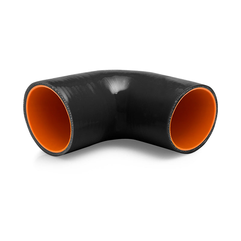Mishimoto 4in. 90 Degree Coupler - Black Silicone Couplers & Hoses Mishimoto