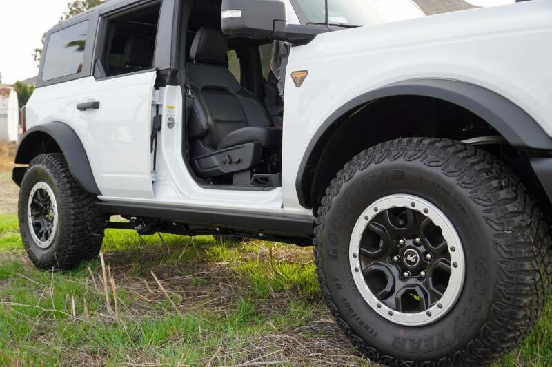 DV8 Offroad 2021+ Ford Bronco Foot Peg Pair - Black Exterior Trim DV8 Offroad