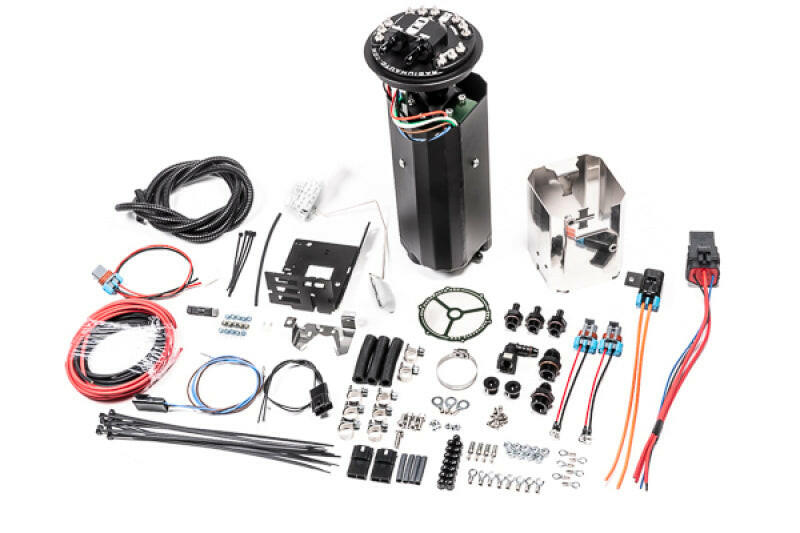 Radium Nissan R32 GT-R Fuel Hanger Surge Tank Brushless TI Auto E5LM - Pumps Not Included Surge Tanks Radium Engineering