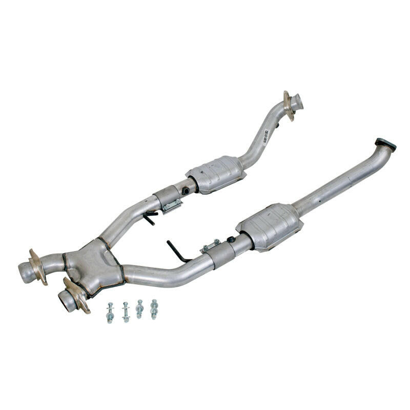 BBK 96-98 Mustang 4.6 Cobra High Flow X Pipe With Catalytic Converters - 2-1/2 Catback BBK