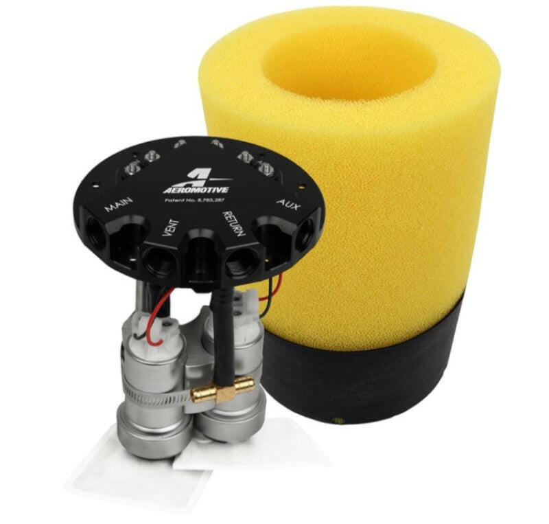 Aeromotive Phantom 450 Dual Stealth 340 Fuel Pumps 6-10in Depth Fuel Pumps Aeromotive