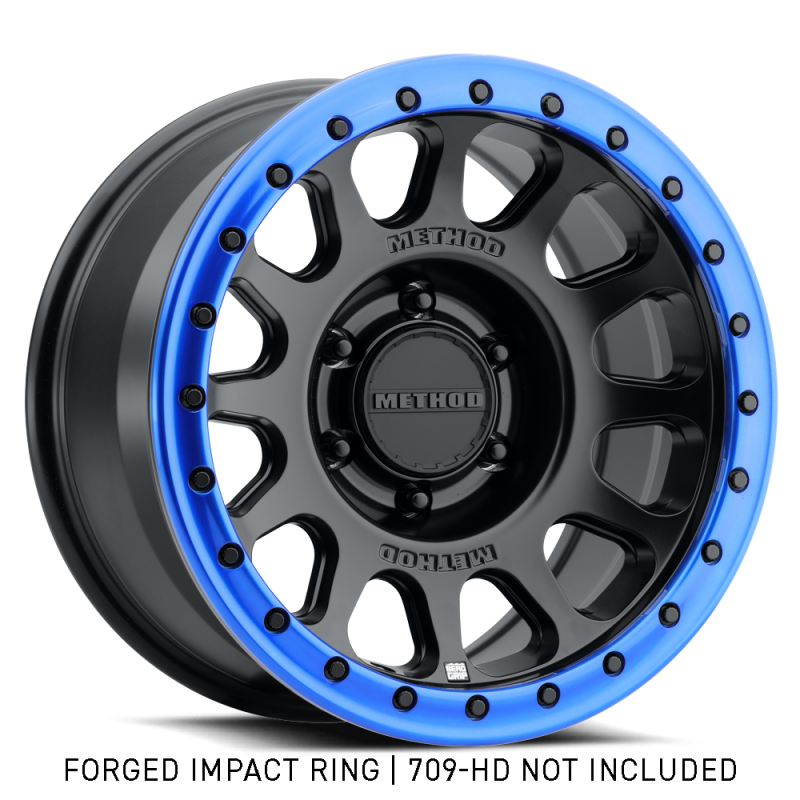 Method Beadlock Ring - 17in Forged - Style 1 - Blue Wheel Accessories Method Wheels