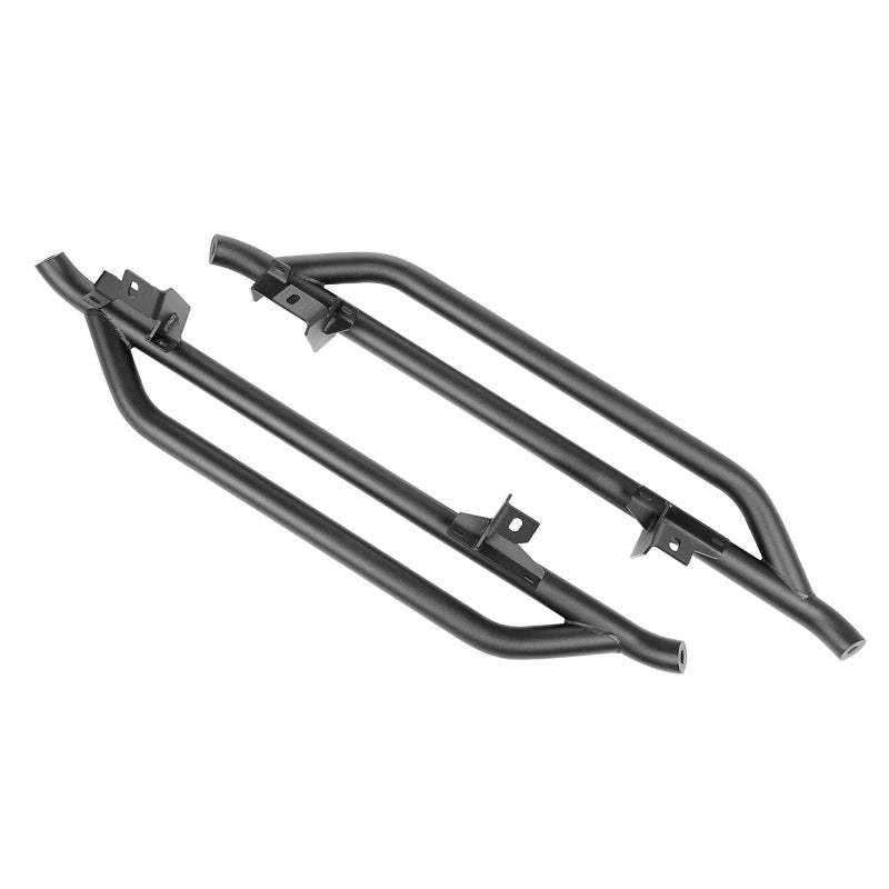 Rugged Ridge RRC Rocker Guards 18-20 Jeep Wrangler JL 2 Door Body Armor & Rock Rails Rugged Ridge