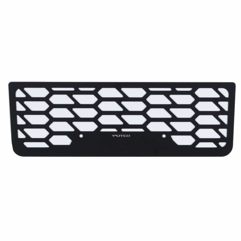 Putco 17-19 Ford SuperDuty - Hex Shield - Black Powder Coated Bumper Grille Inserts Grilles Putco