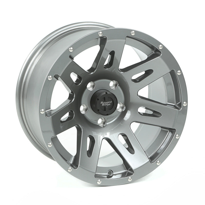 Rugged Ridge XHD Wheel Gun Metal 17x9 5 on 5 JK/JL/JT Wheels - Steel Rugged Ridge