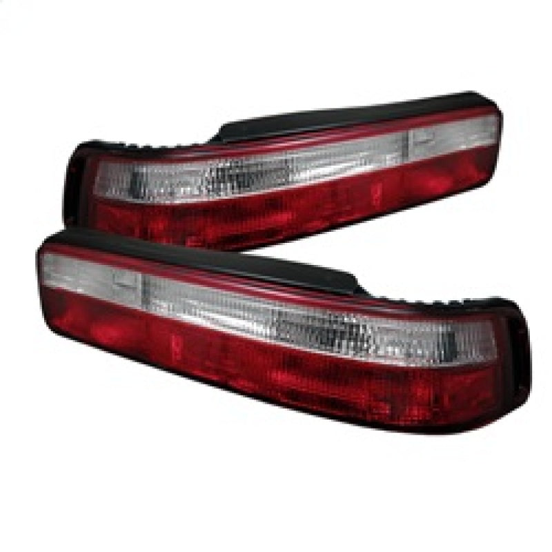 Spyder Acura Integra 90-93 2Dr Euro Style Tail Lights Red Clear ALT-YD-AI90-RC Tail Lights SPYDER