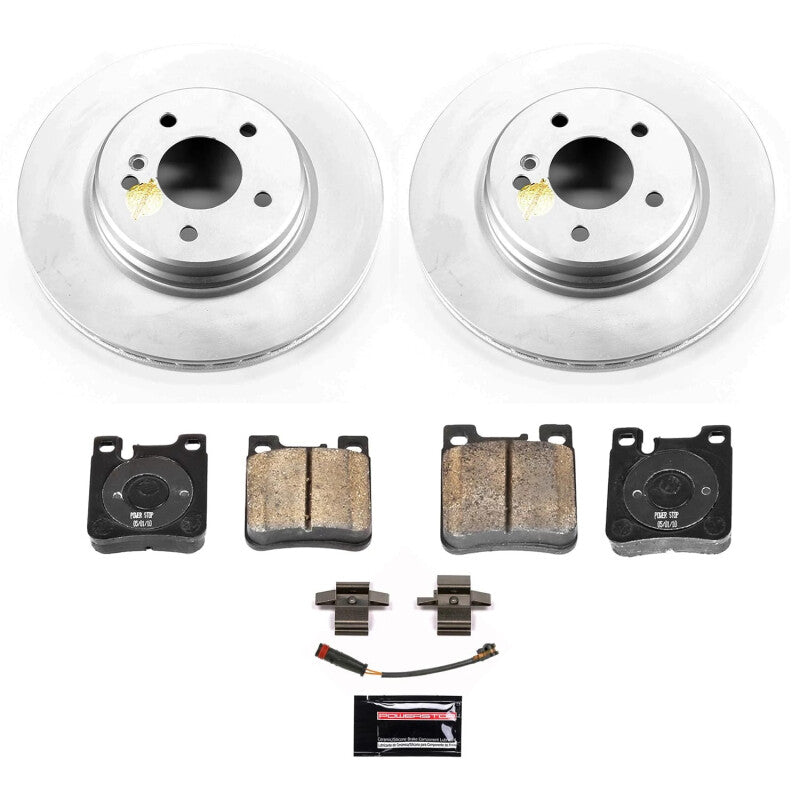 Power Stop 07-10 Mercedes-Benz SLK55 AMG Rear Z23 Coated Brake Kit Brake Kits - Performance D&S PowerStop