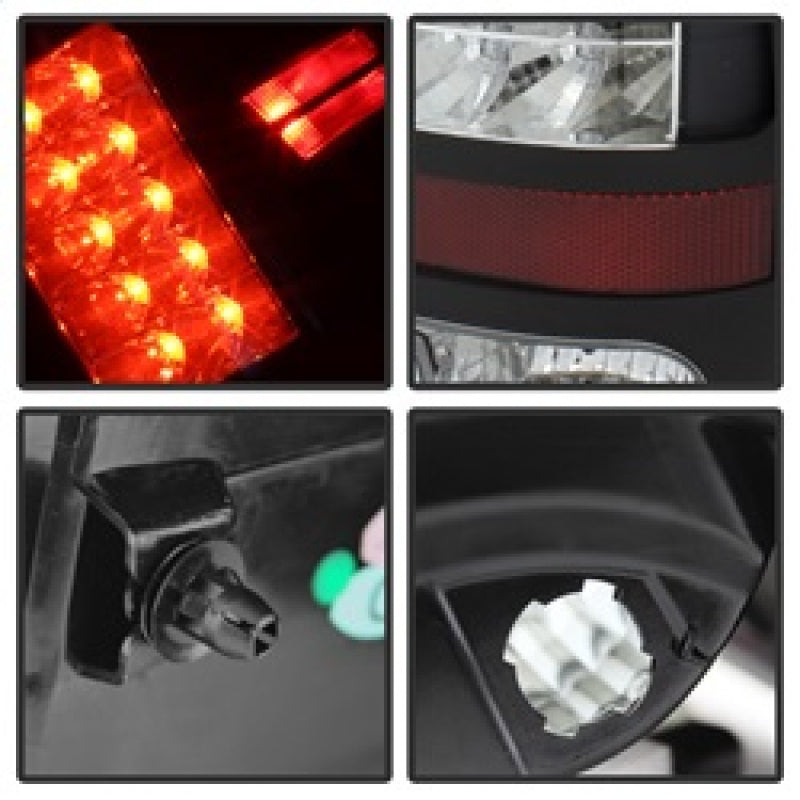 Spyder Dodge Ram 1500 13-14/Ram 2500 13-14 LED Tail Lights LED Model only - Blk ALT-YD-DRAM13-LED-BK Tail Lights SPYDER