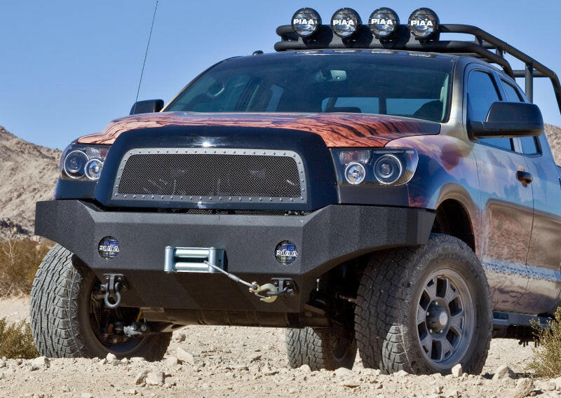 Body Armor 4x4 07-13 Toyota Tundra Pro Series Front Winch Bumper Bumpers - Steel Body Armor 4x4