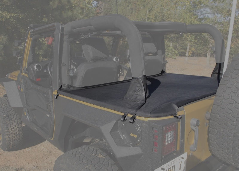 Rugged Ridge Tonneau Cover 07-18 Jeep Wrangler JK 2 Door Tonneau Covers - Hard Fold Rugged Ridge