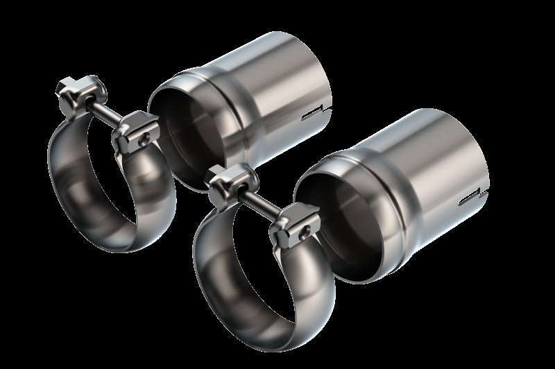 Borla 18-22 Dodge Charger R/T 5.7L V8 T-304 Stainless Steel Ball Flare Tip Adapter - Brushed Clamps Borla