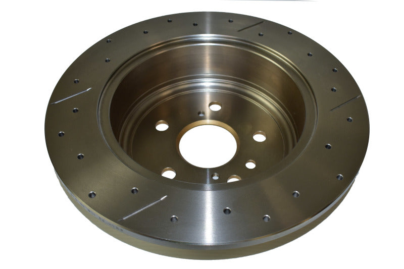 DBA 08-13 Toyota Highlander Rear Drilled & Slotted Street Series Rotor Brake Rotors - Slot & Drilled DBA