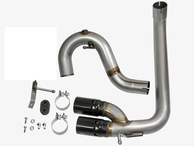 aFe Rebel Series DPF-Back 3in Side Exit SS Exhaust w/ IC Black Tip 2016 GM Colorado/Canyon 2.8L (td) DPF Back aFe