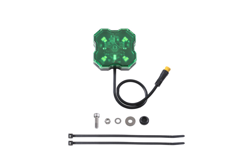 Diode Dynamics Stage Series Single Color LED Rock Light - Green M8 (one) Light Accessories and Wiring Diode Dynamics