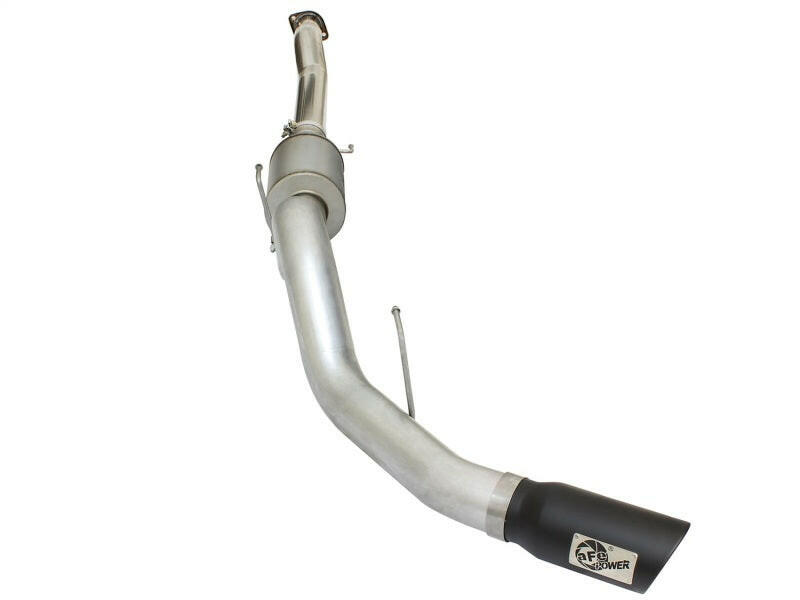 aFe Atlas Exhausts 4in Cat-Back Aluminized Steel Exhaust Sys 2015 Ford F-150 V6 3.5L (tt) Black Tip Catback aFe