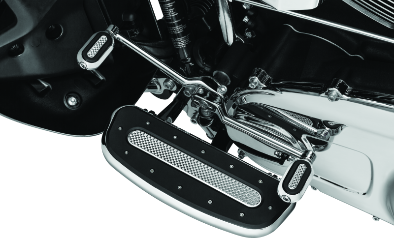 Kuryakyn Heavy Industry Driver Floorboards Chrome Footpegs Kuryakyn
