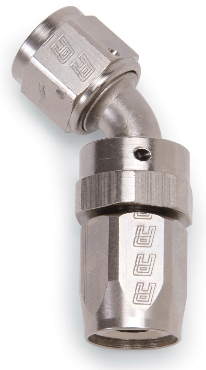 Russell Performance -8 AN Endura 45 Degree Full Flow Swivel Hose End Fittings Russell