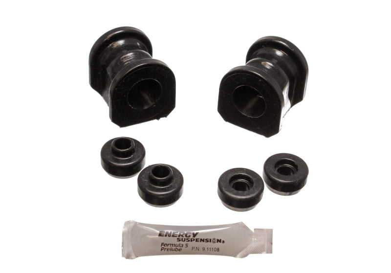 Energy Suspension 89-94 Nissan 240SX (S13) Black 25mm Front Sway Bar Bushing Set Bushing Kits Energy Suspension