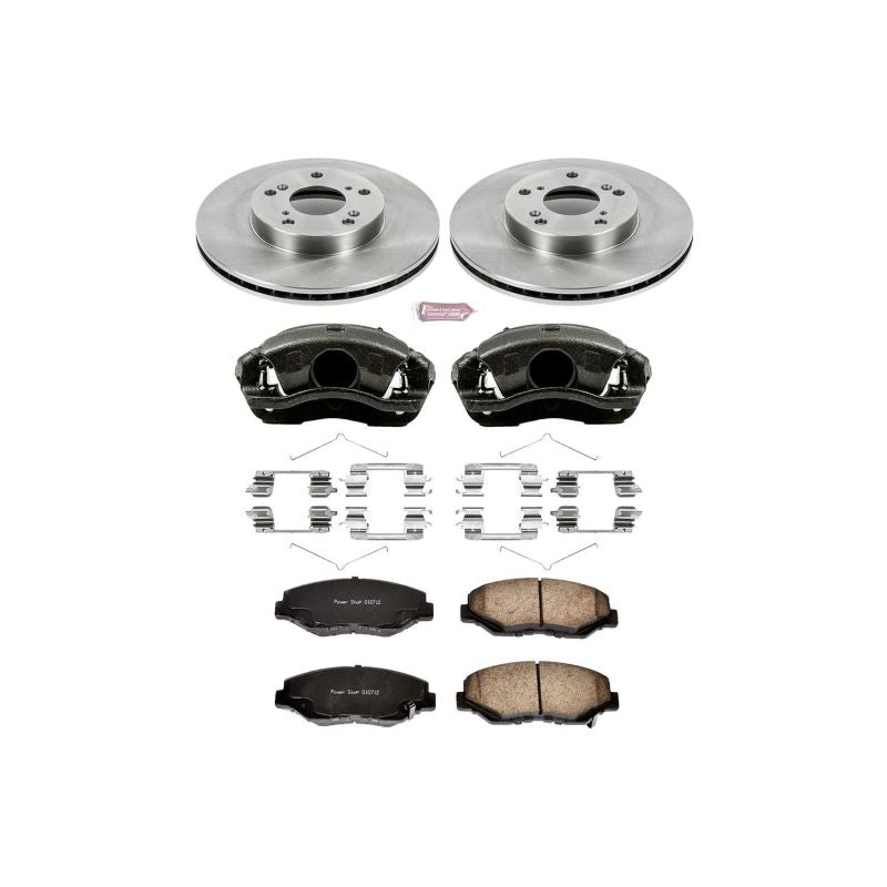 Power Stop 14-15 Acura ILX Front Autospecialty Brake Kit w/Calipers Brake Kits - OE PowerStop