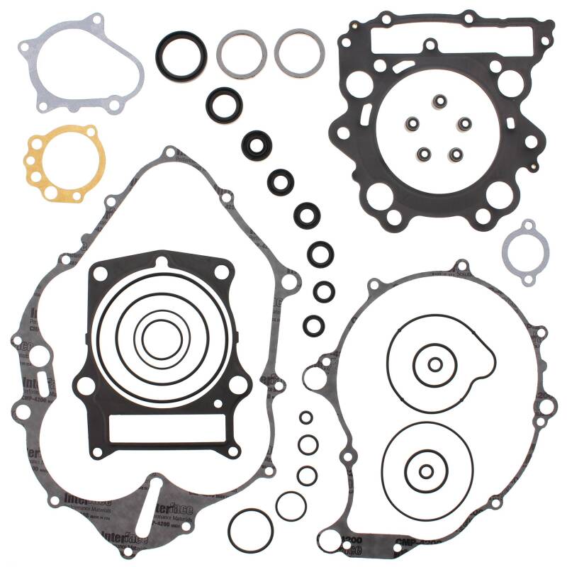 Vertex Gaskets 01-05 Yamaha YFM660R Raptor Complete Gasket Kit w/ Oil Seals Engine Hardware Vertex Pistons