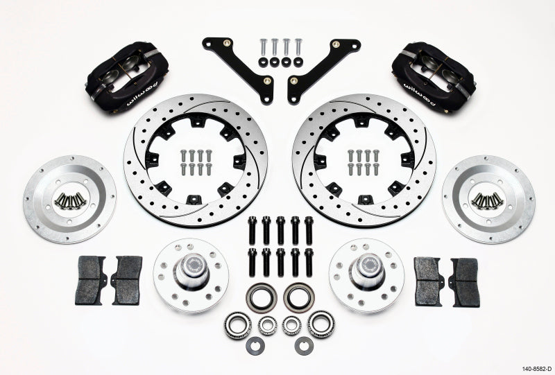 Wilwood Forged Dynalite Front Kit 12.19in Drilled 70-78 Camaro Big Brake Kits Wilwood