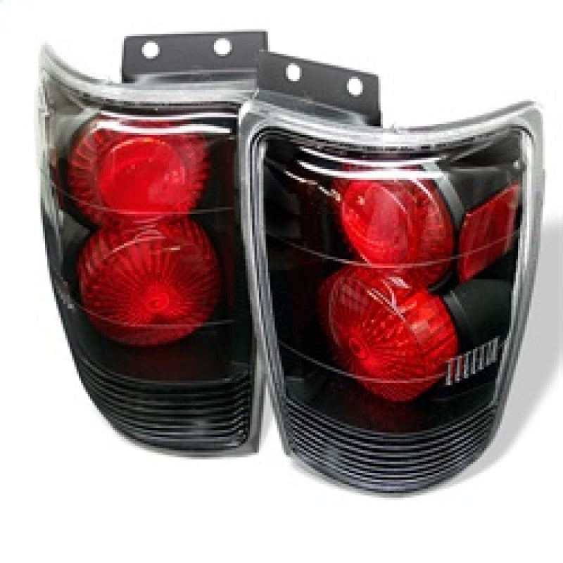 Spyder Ford Expedition 97-02 Euro Style Tail Lights Black ALT-YD-FE97-BK Tail Lights SPYDER
