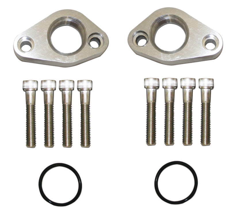 Moroso Ford Small Block 289-302/351W (w/Jesel Front Belt Drive) Remote Water Pump Adapter Kit Fittings Moroso