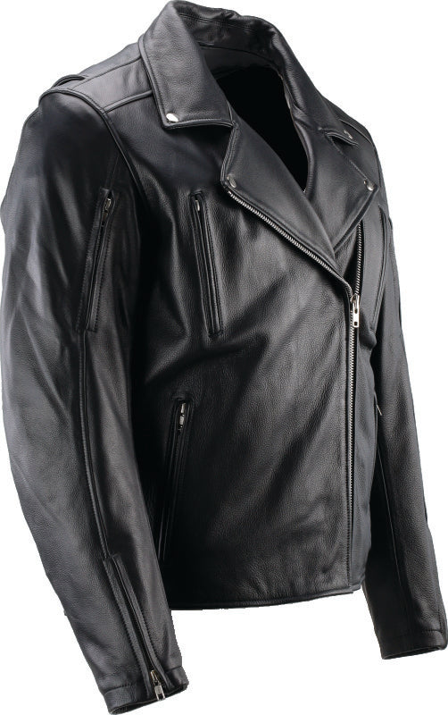 Kuryakyn Leather By River Road Ironclad Classic Leather Jacket Black - Small Jackets - Leather Kuryakyn