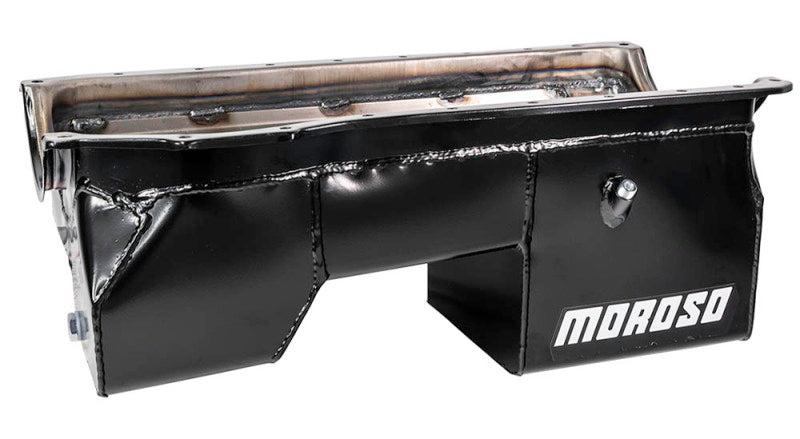 Moroso Ford 351C/351M/400 (w/Rear Sump) Wet Sump 8qt 9in Steel Oil Pan Oil Pans Moroso