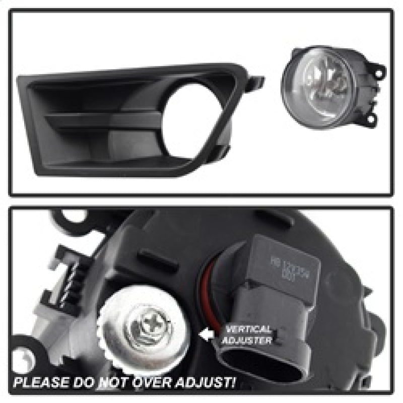 Spyder Ford Mustang 10-12 OEM Fog Light W/Universal Switch- Clear FL-FM2015-C Fog Lights SPYDER