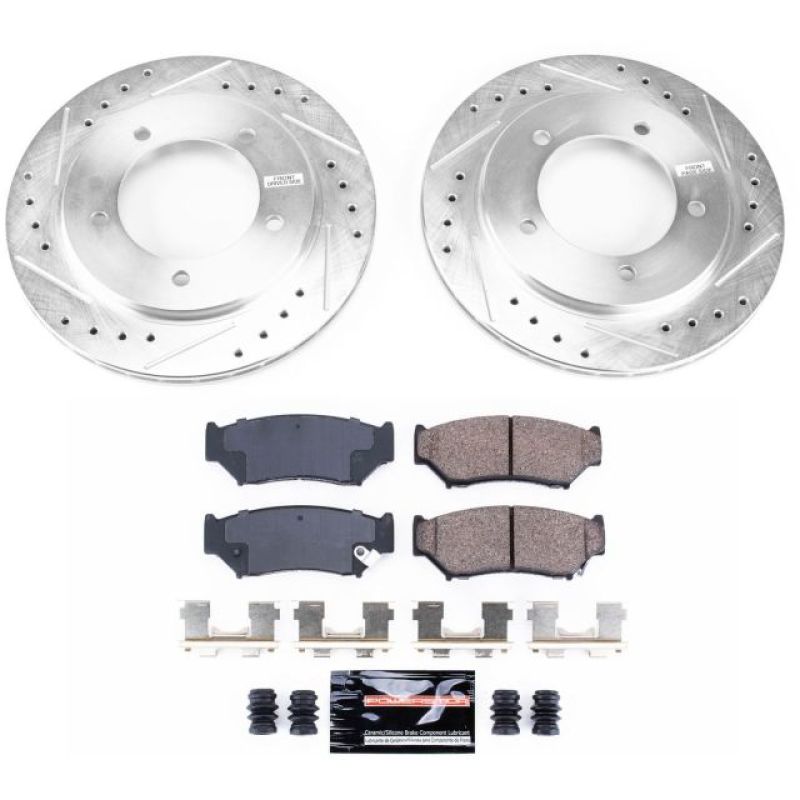 Power Stop 00-04 Chevrolet Tracker Front Z23 Evolution Sport Brake Kit Brake Kits - Performance D&S PowerStop