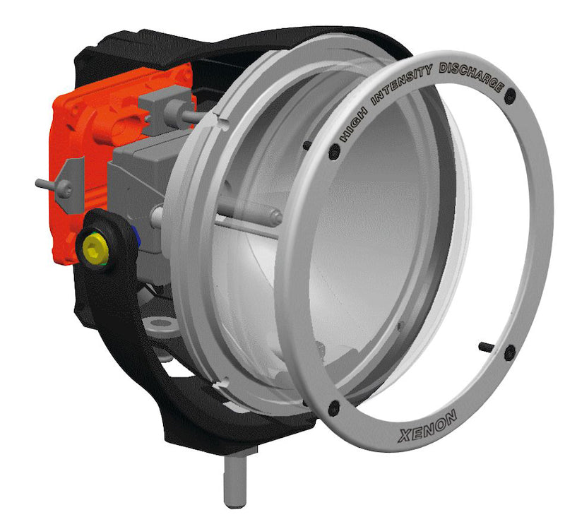 Hella Rallye 4000i Xenon Driving Beam Compact - 6.693in Dia 35.0 Watts 12V D1S Driving Lights Hella