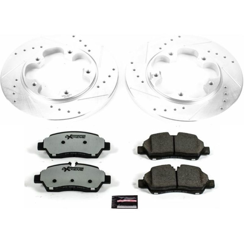 Power Stop 15-19 Ford Transit-150 Rear Z36 Truck & Tow Brake Kit Brake Kits - Performance D&S PowerStop