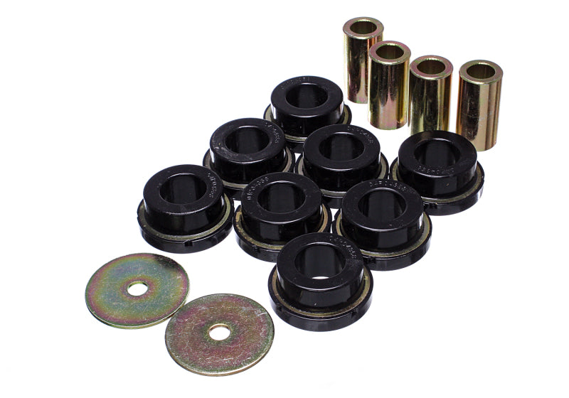 Energy Suspension 2015 Ford Mustang (Exc Cobra) Black Subframe Bushing Set Bushing Kits Energy Suspension