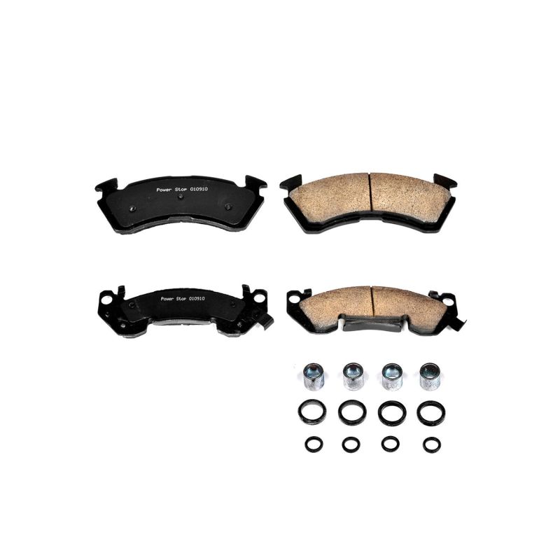 Power Stop 92-96 Buick Commercial Chassis Front Z17 Evolution Ceramic Brake Pads w/Hardware Brake Pads - OE PowerStop